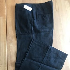 H&M black linen pants